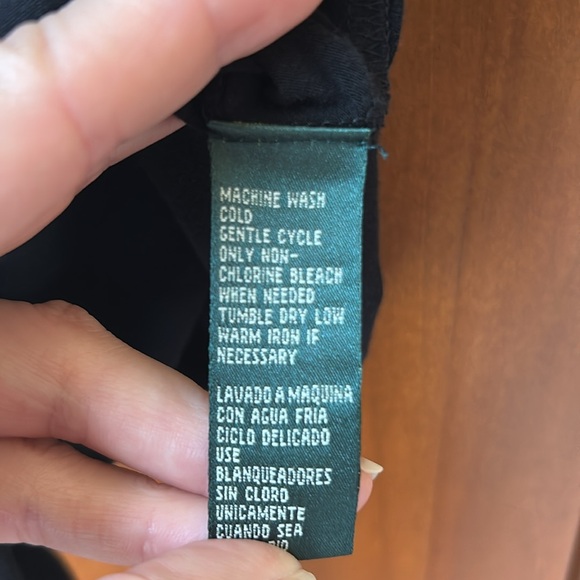 Lauren Ralph Lauren Sleeveless Button Down Crop Top - Picture 6 of 8